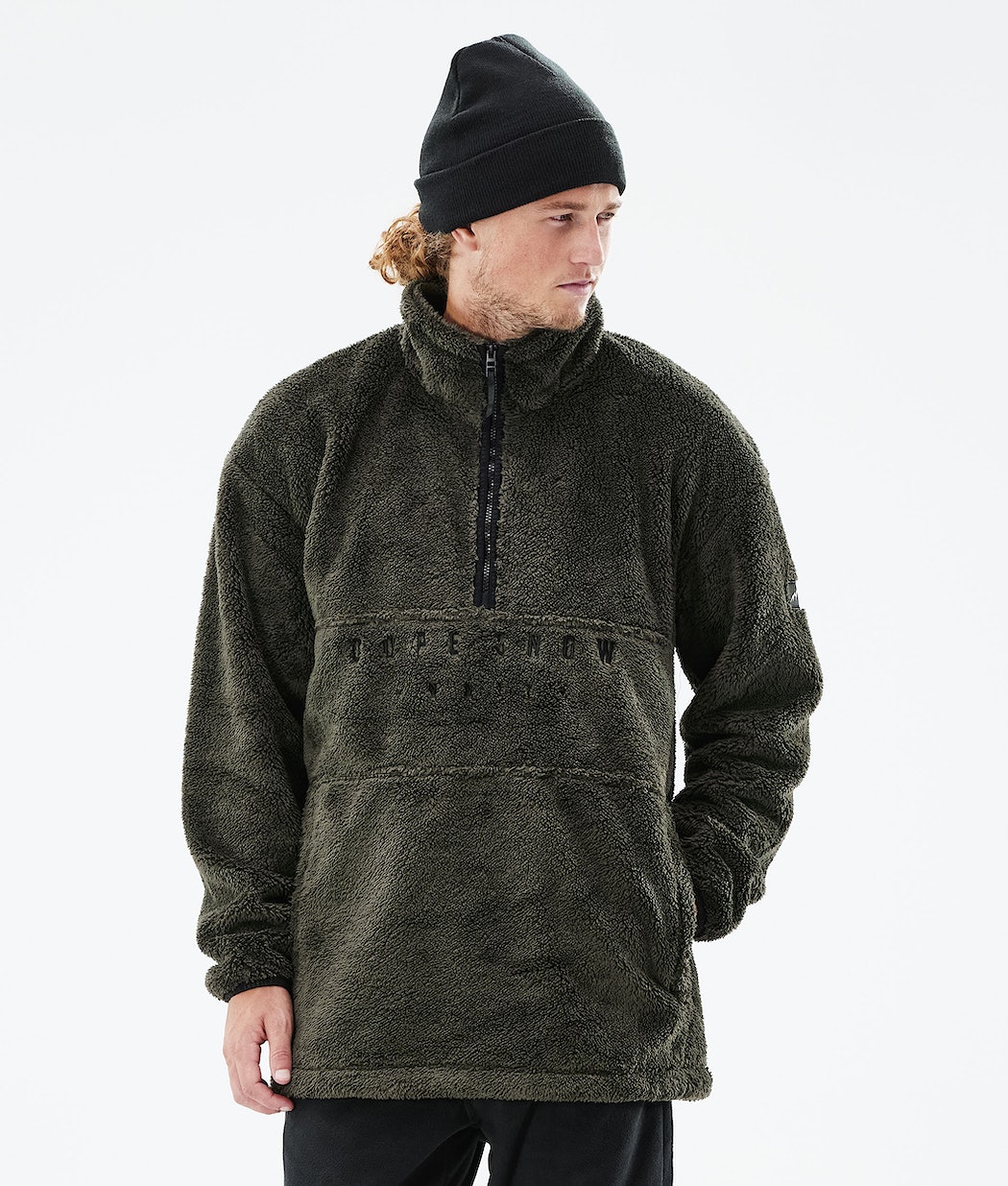 Suéteres Dope Pile Hombre Verde Oliva Verde | 526-DVCPZF