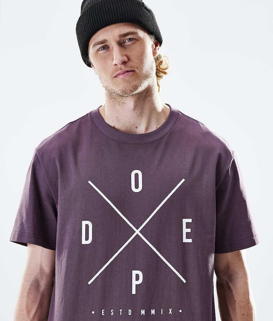 Camisetas Dope Daily 2X-UP Hombre Moradas | 781-BPDERQ