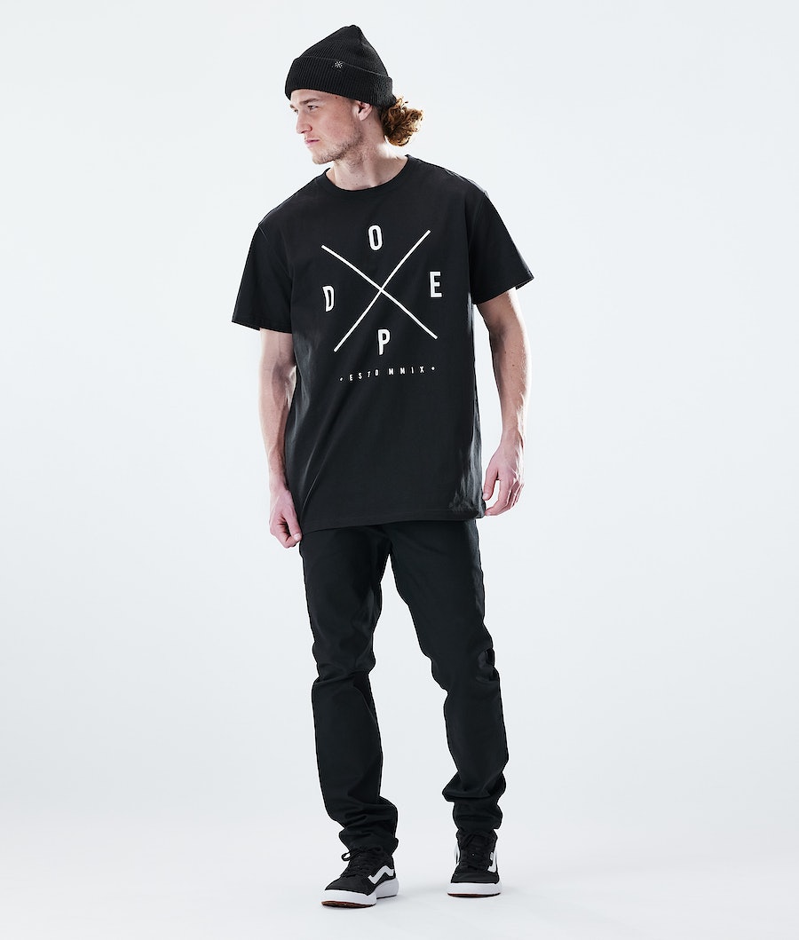 Camisetas Dope Daily 2X-UP Hombre Negras | 782-ACNSIK