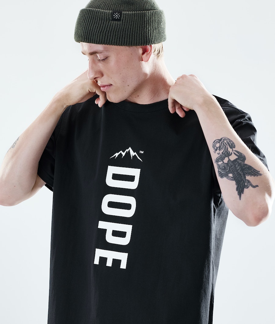 Camisetas Dope Daily Capital Hombre Negras | 685-HBIKFP