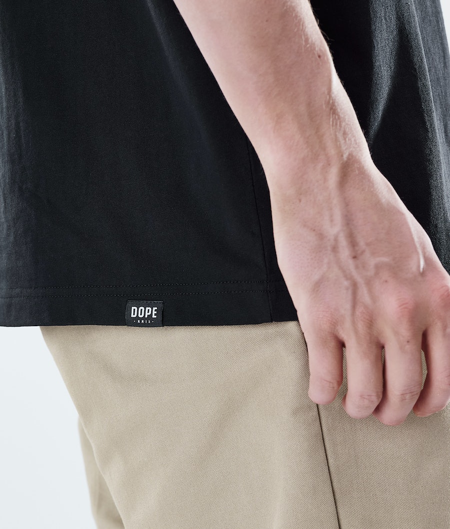 Camisetas Dope Daily Capital Hombre Negras | 685-HBIKFP