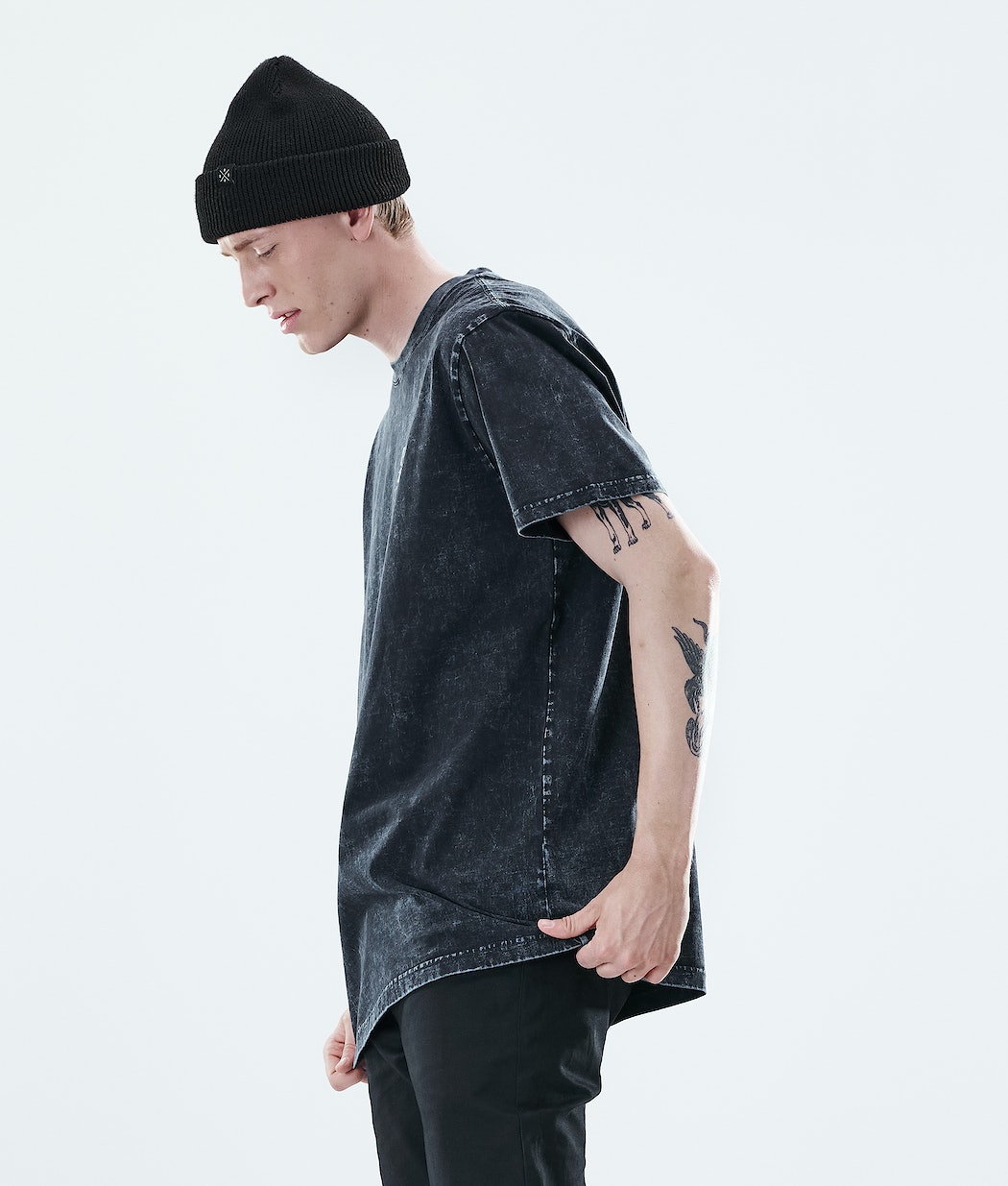 Camisetas Dope Daily Palm Hombre Negras | 069-QAYTIX