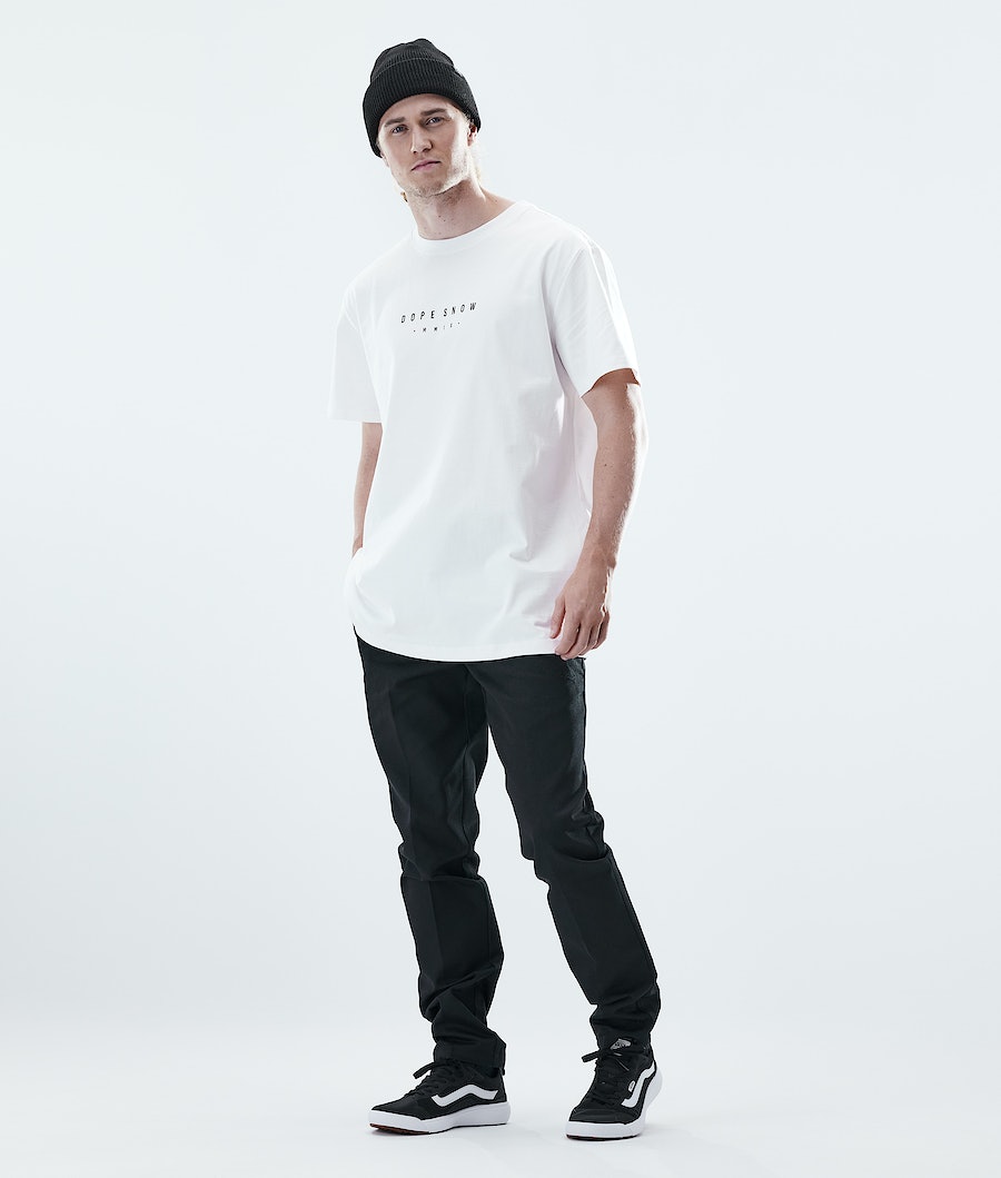 Camisetas Dope Daily Range Hombre Blancas | 759-DLHAOP