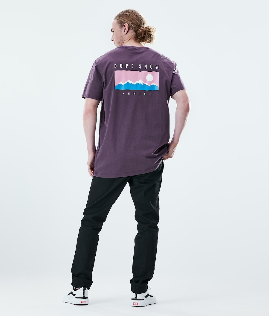 Camisetas Dope Daily Range Hombre Moradas | 753-NKDSHL