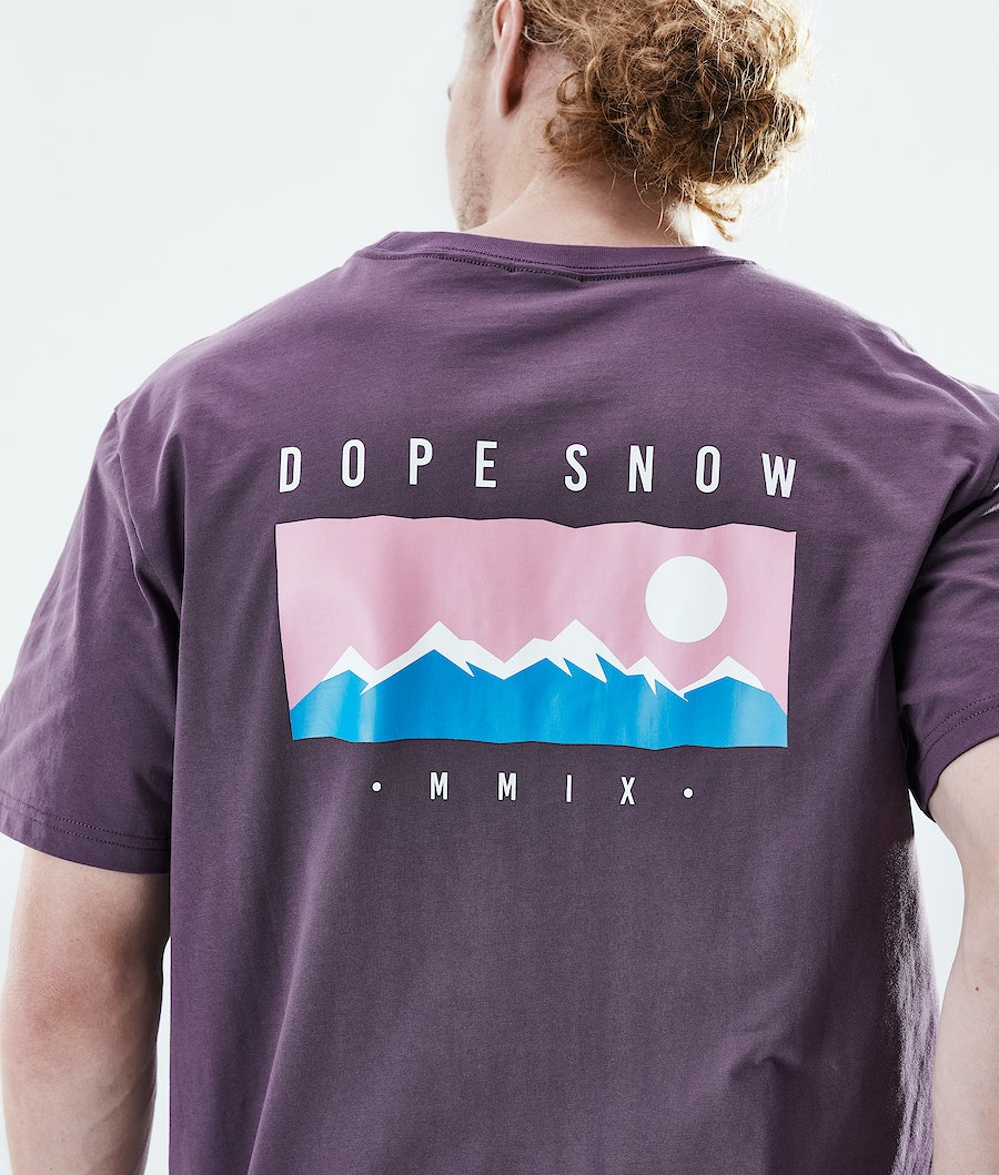 Camisetas Dope Daily Range Hombre Moradas | 753-NKDSHL