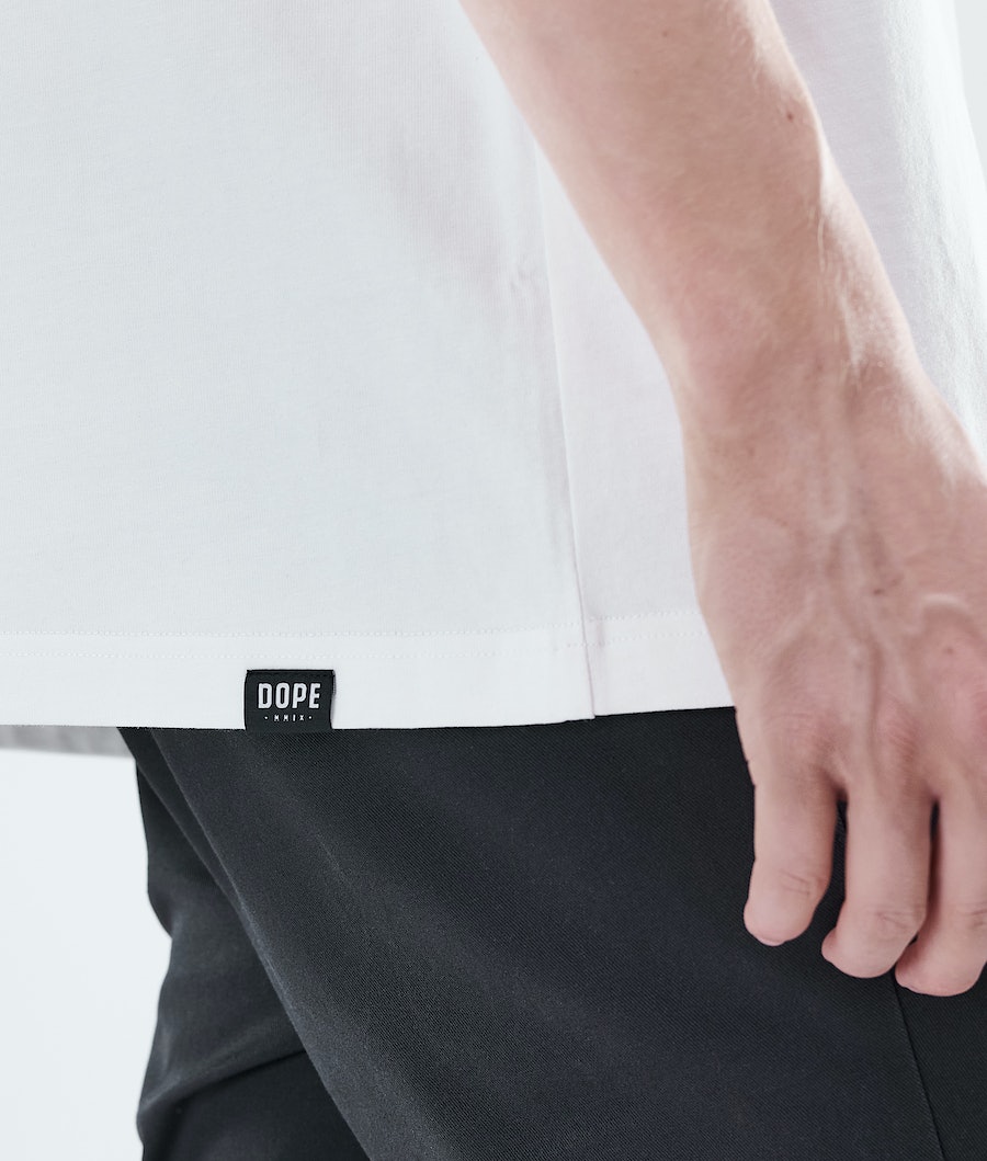 Camisetas Dope Daily Rise Hombre Blancas | 790-OKHJNP