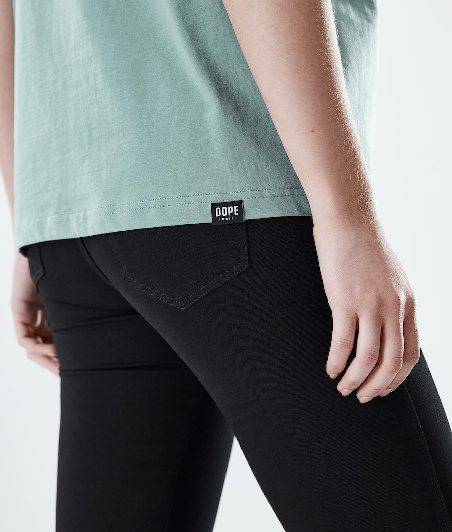 Camisetas Dope Regular 2X-UP Mujer Verde | 869-LNZJCA
