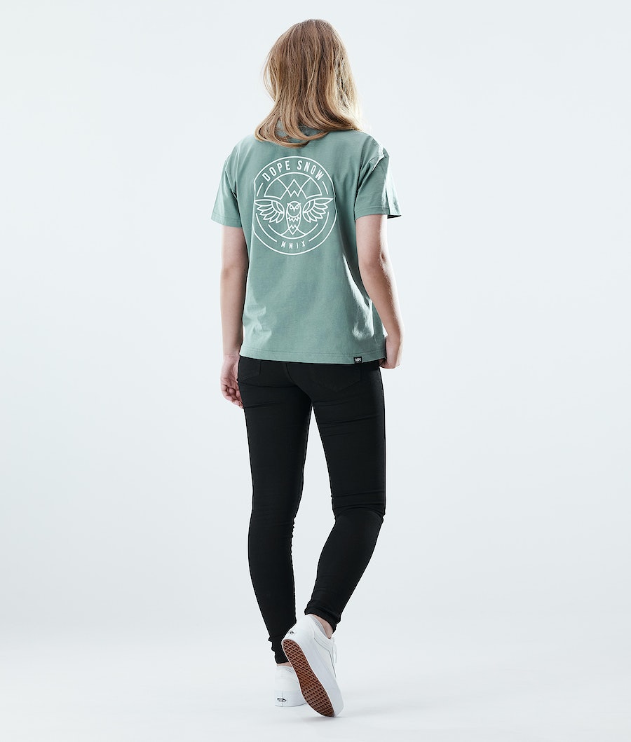 Camisetas Dope Regular Beak Mujer Verde | 182-RWKJPN