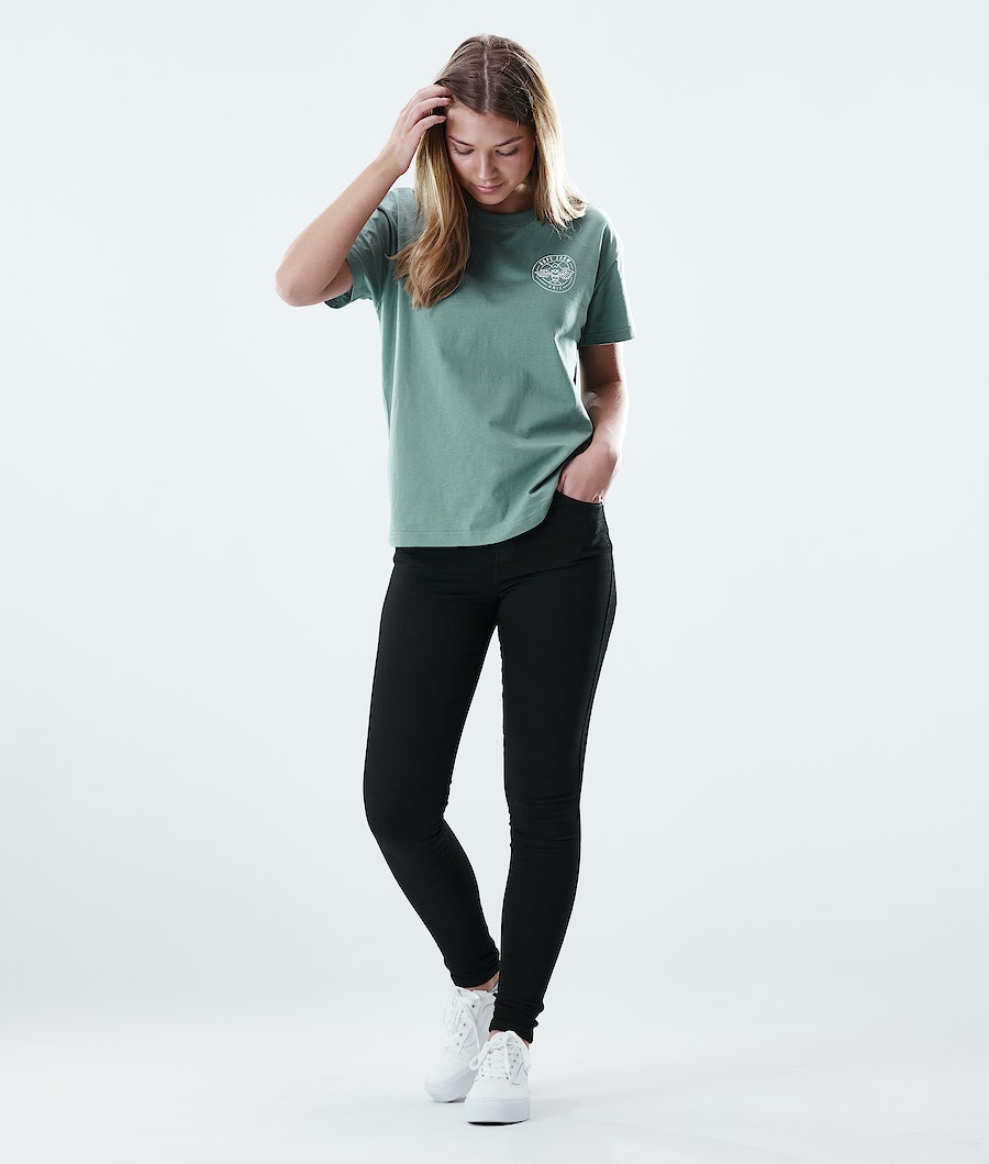 Camisetas Dope Regular Beak Mujer Verde | 182-RWKJPN
