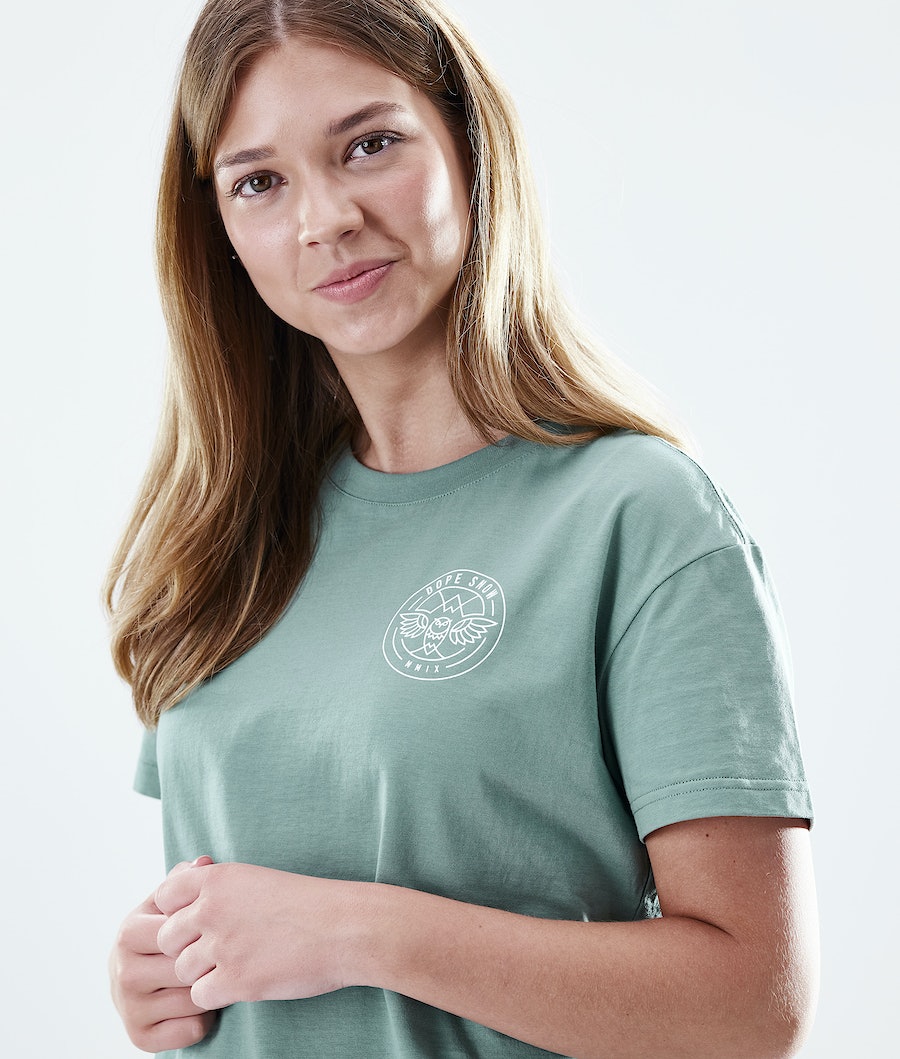 Camisetas Dope Regular Beak Mujer Verde | 182-RWKJPN