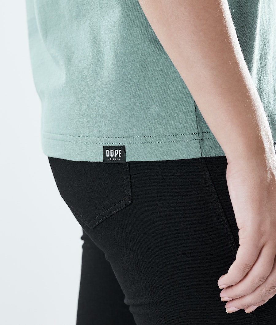 Camisetas Dope Regular Beak Mujer Verde | 182-RWKJPN