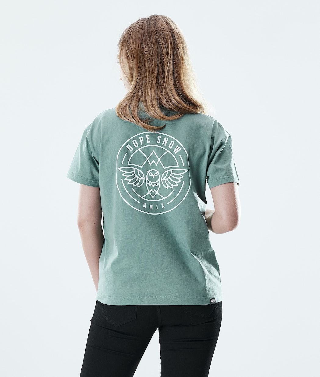 Camisetas Dope Regular Beak Mujer Verde | 182-RWKJPN