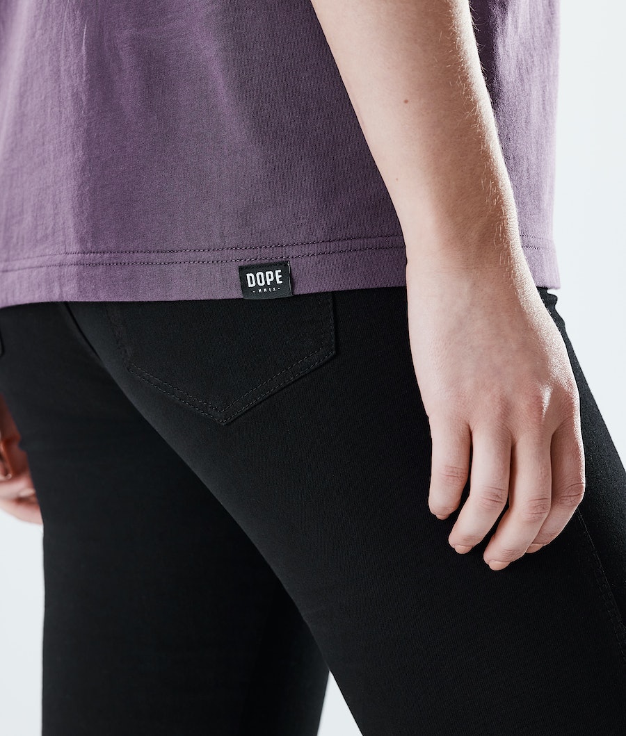 Camisetas Dope Regular Palm Mujer Moradas | 264-PKYCQB