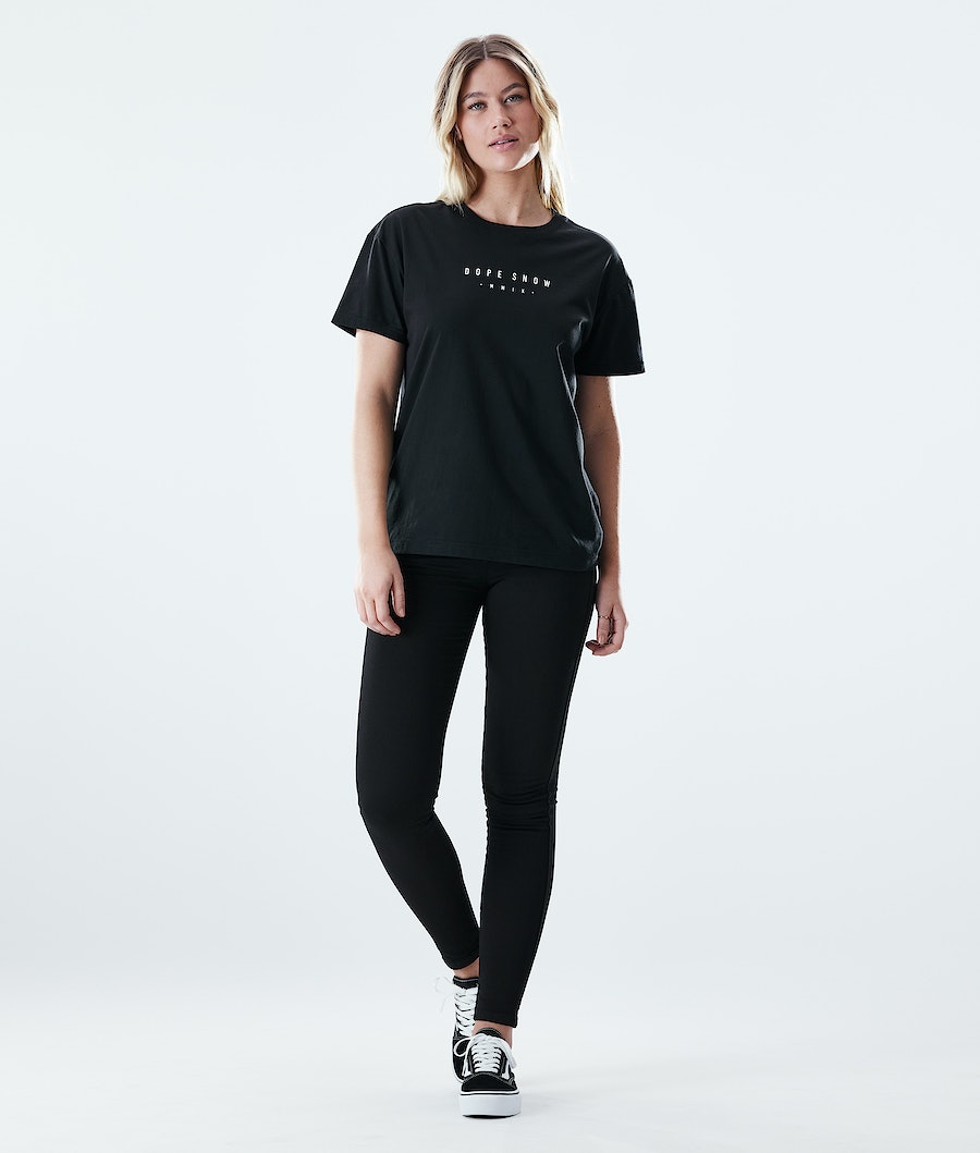 Camisetas Dope Regular Range Mujer Negras | 520-IRMNLH
