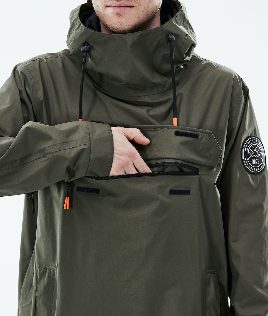 Chaqueta Esquí Dope Blizzard PO Light Hombre Verde Oliva Verde | 645-YVTXWA