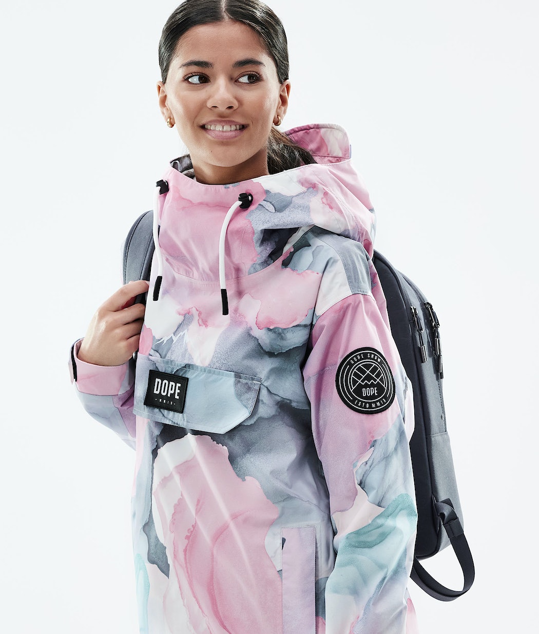Chaqueta Esquí Dope Blizzard PO Light W Mujer Multicolor Rosas | 569-SDFWHV