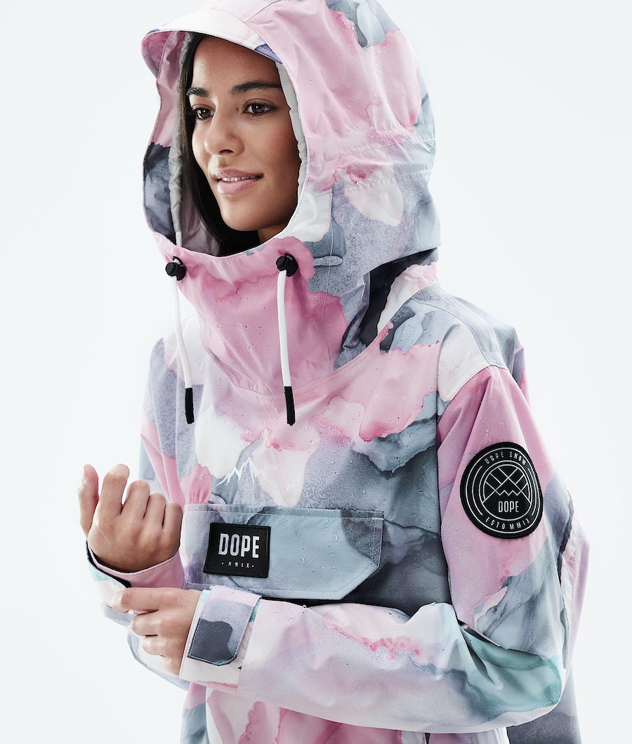Chaqueta Esquí Dope Blizzard PO Light W Mujer Multicolor Rosas | 569-SDFWHV