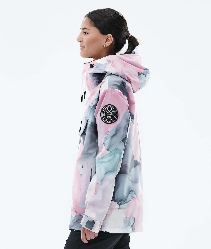 Chaqueta Esquí Dope Blizzard PO Light W Mujer Multicolor Rosas | 569-SDFWHV