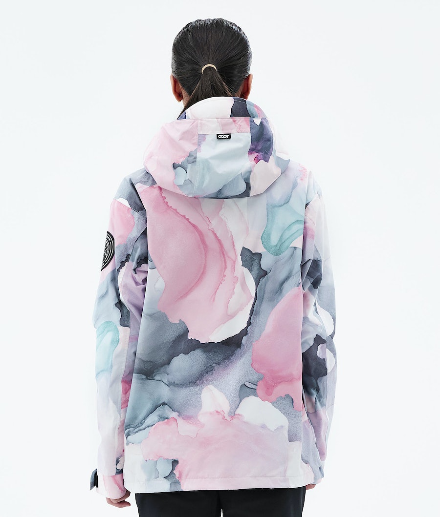 Chaqueta Esquí Dope Blizzard PO Light W Mujer Multicolor Rosas | 569-SDFWHV