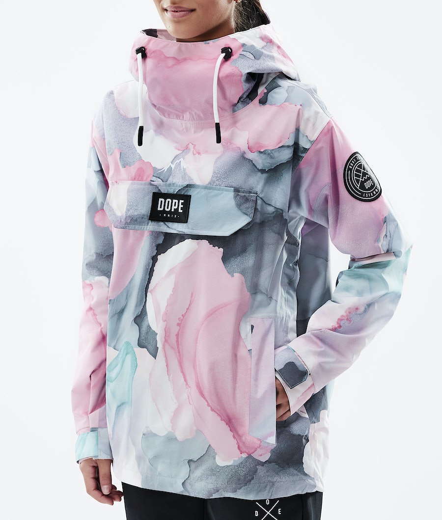 Chaqueta Esquí Dope Blizzard PO Light W Mujer Multicolor Rosas | 569-SDFWHV