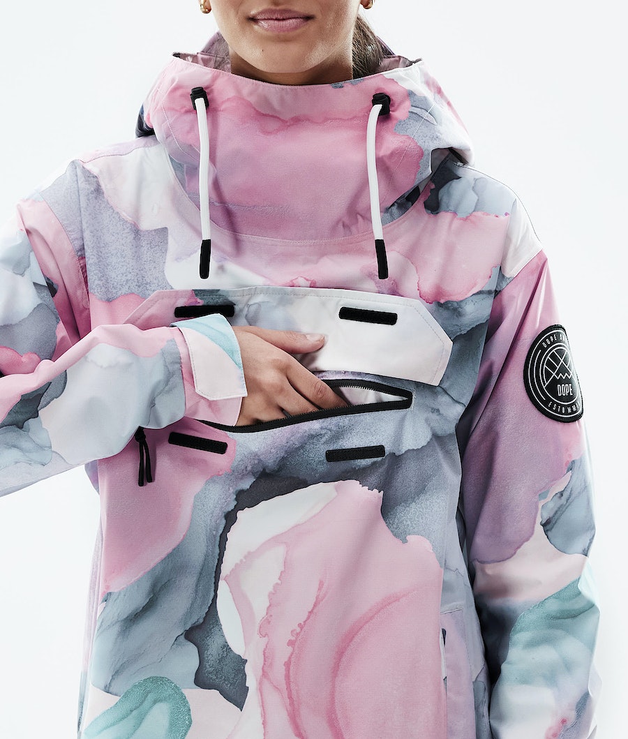 Chaqueta Esquí Dope Blizzard PO Light W Mujer Multicolor Rosas | 569-SDFWHV