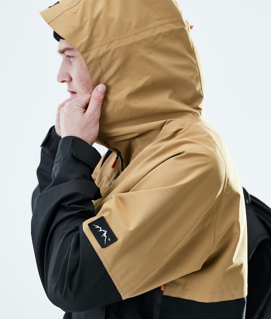 Chaqueta Esquí Dope Hiker Hombre Doradas Negras | 251-LRJNYD