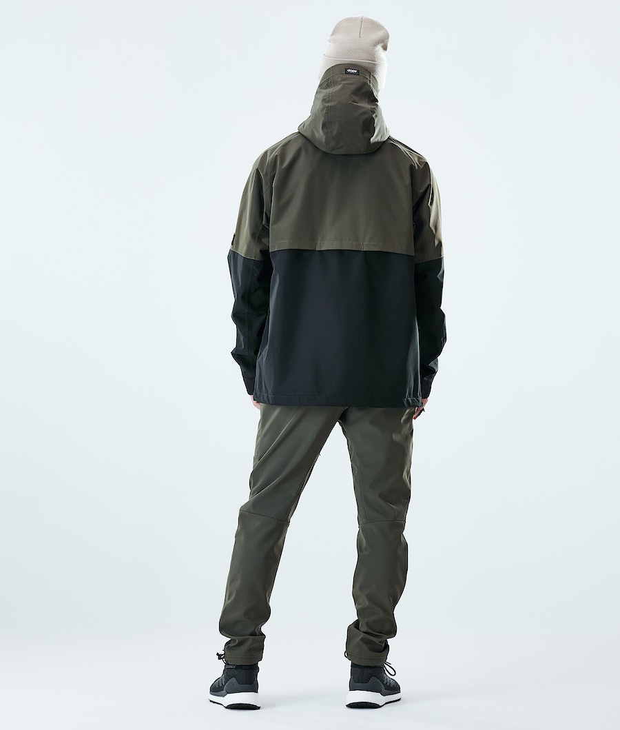 Chaqueta Esquí Dope Hiker Hombre Verde Oliva Verde Negras | 837-VOTIUM