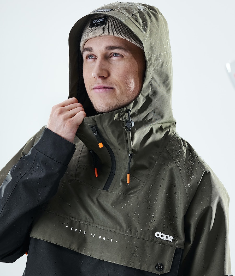 Chaqueta Esquí Dope Hiker Hombre Verde Oliva Verde Negras | 837-VOTIUM