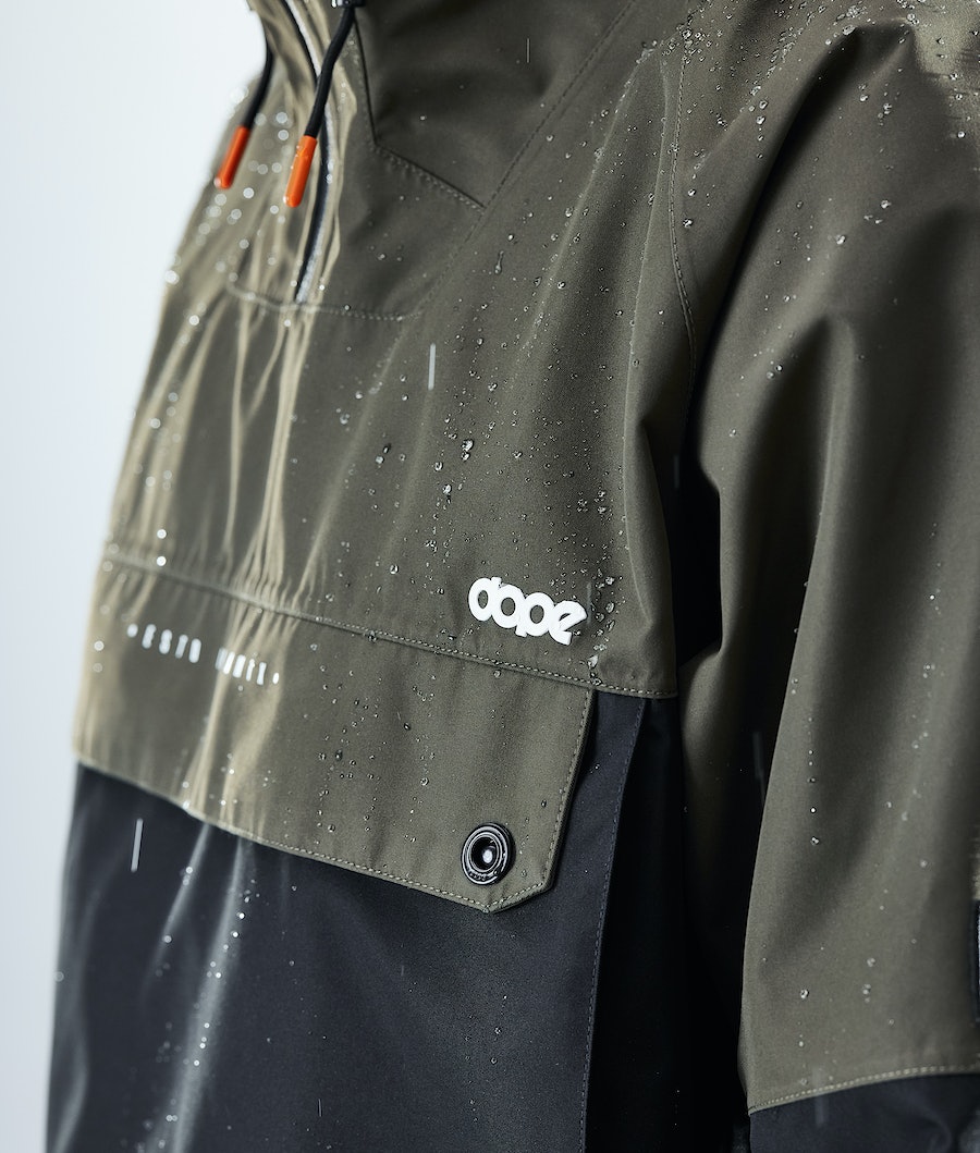 Chaqueta Esquí Dope Hiker Hombre Verde Oliva Verde Negras | 837-VOTIUM