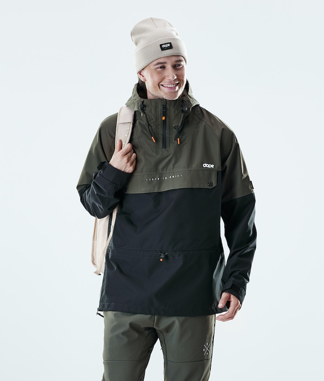 Chaqueta Esquí Dope Hiker Hombre Verde Oliva Verde Negras | 837-VOTIUM