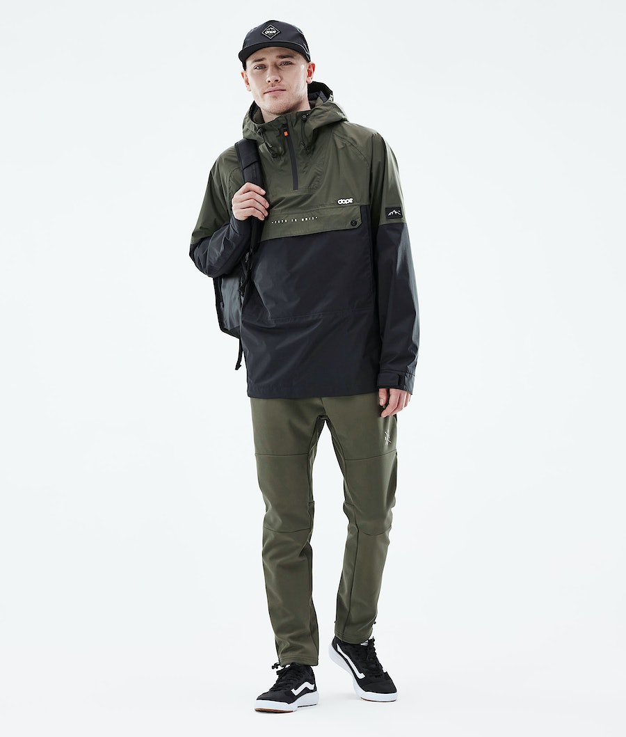 Chaqueta Esquí Dope Hiker Light Hombre Verde Oliva Verde Negras | 984-SNHRQO