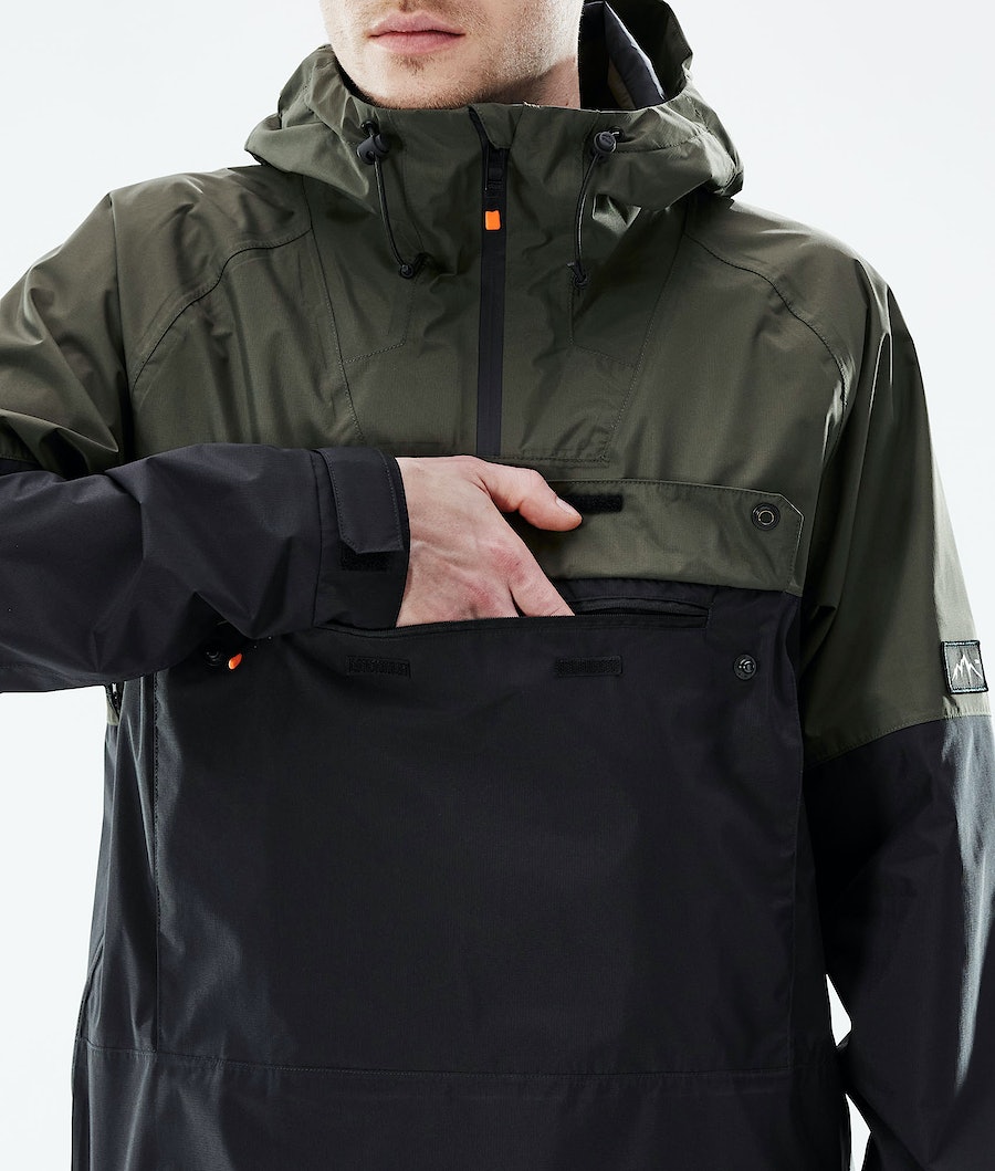 Chaqueta Esquí Dope Hiker Light Hombre Verde Oliva Verde Negras | 984-SNHRQO