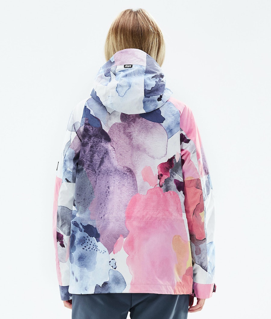 Chaqueta Esquí Dope Hiker Light W Mujer Multicolor Rosas | 723-XREQPH