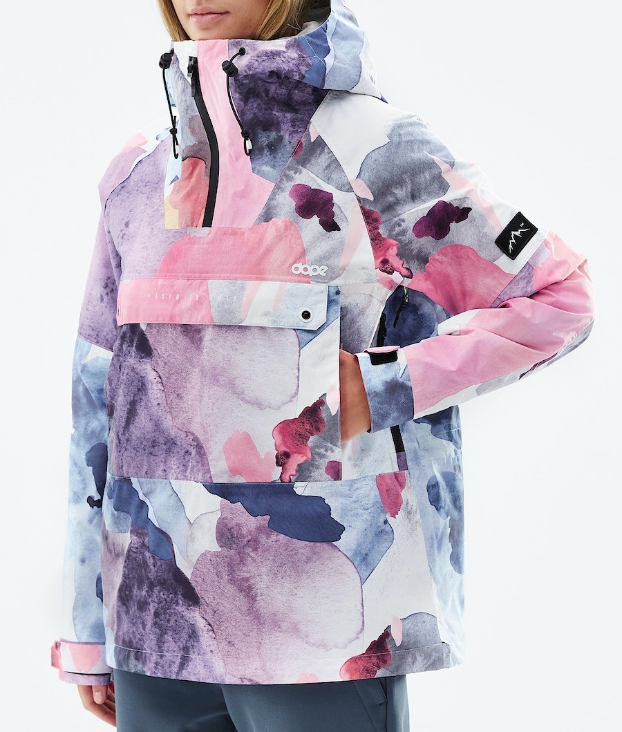 Chaqueta Esquí Dope Hiker Light W Mujer Multicolor Rosas | 723-XREQPH