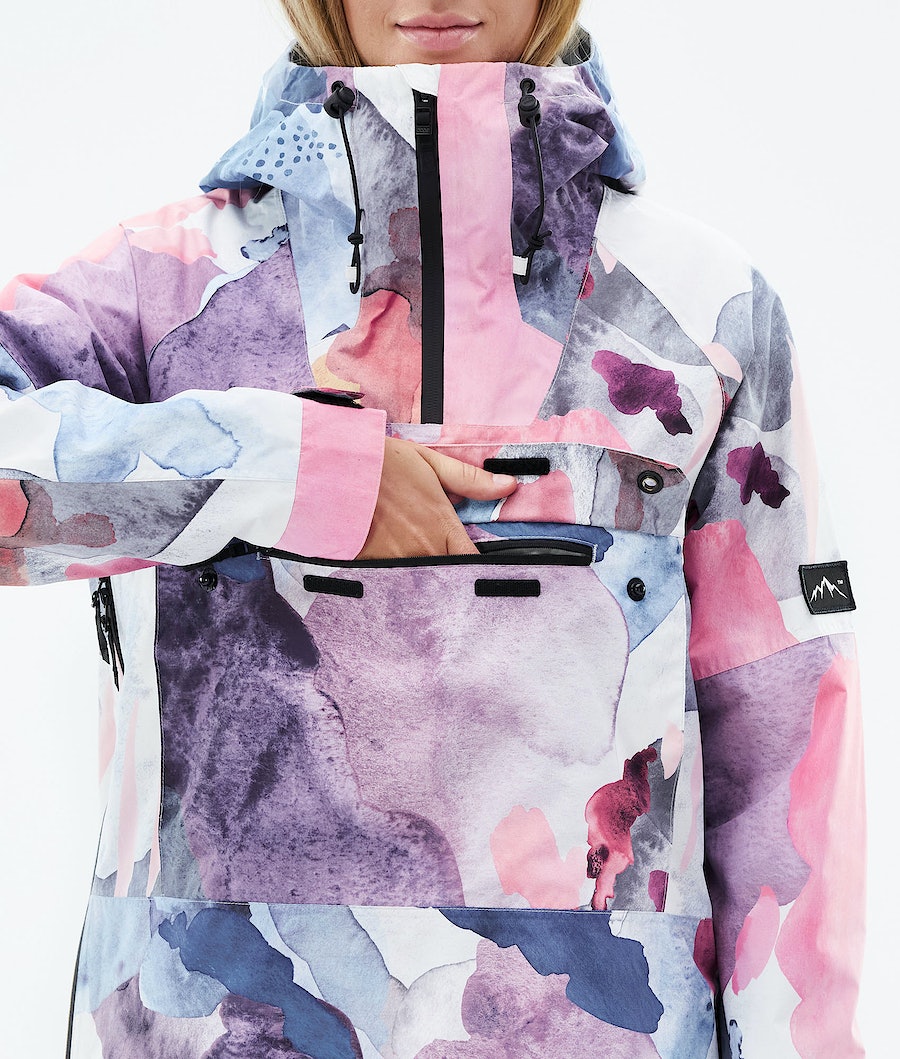 Chaqueta Esquí Dope Hiker Light W Mujer Multicolor Rosas | 723-XREQPH