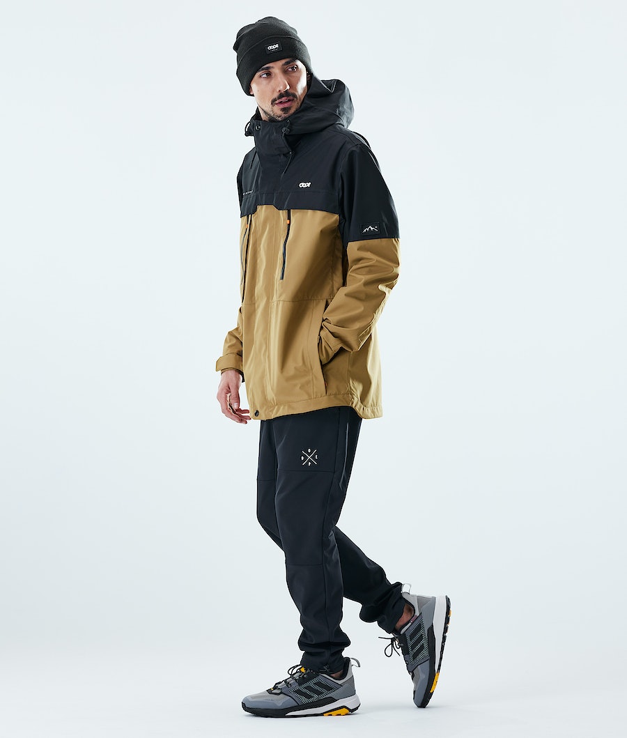 Chaqueta Esquí Dope Trekker Hombre Negras Doradas | 380-XTIGZB