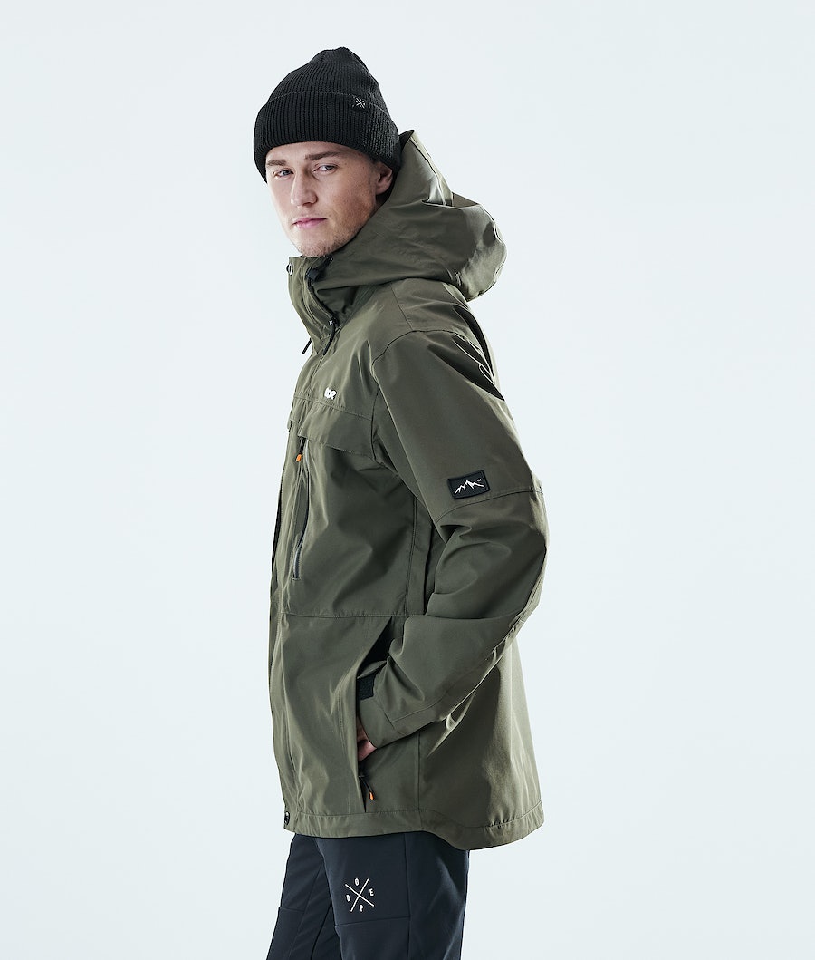 Chaqueta Esquí Dope Trekker Hombre Verde Oliva Verde | 709-RXIZVP