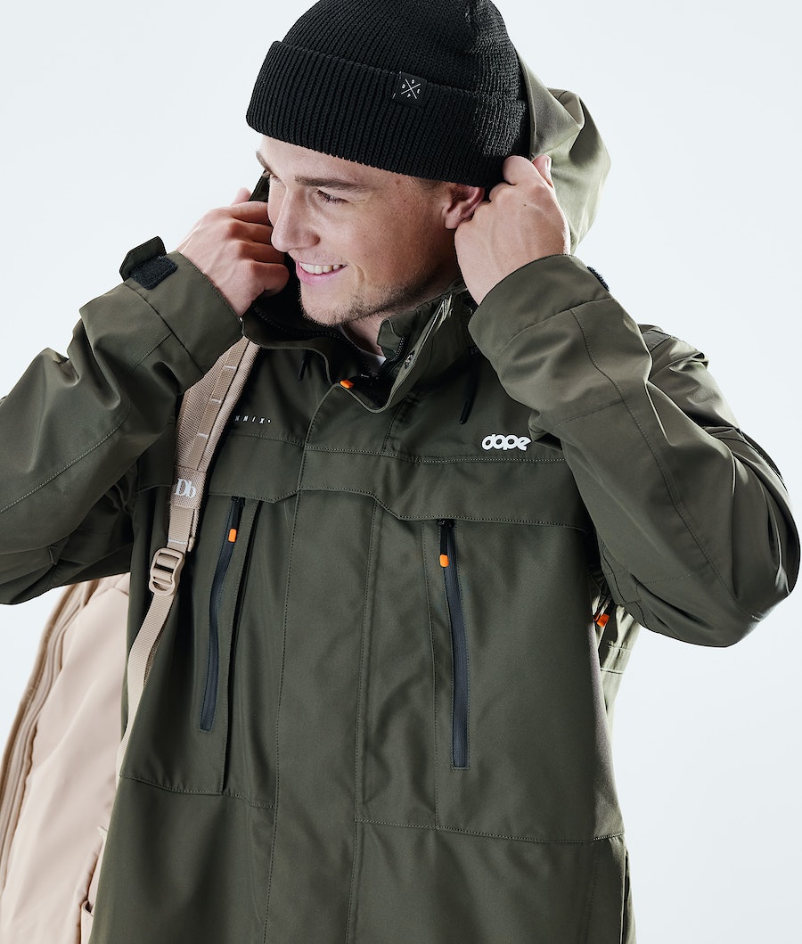 Chaqueta Esquí Dope Trekker Hombre Verde Oliva Verde | 709-RXIZVP