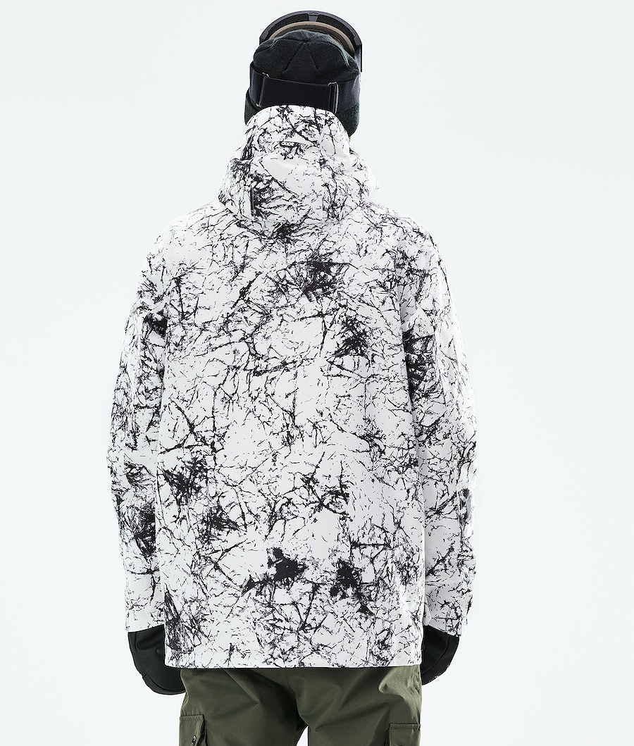 Chaqueta Snowboard Dope Adept 2021 Hombre Blancas Negras | 513-TMBSJX