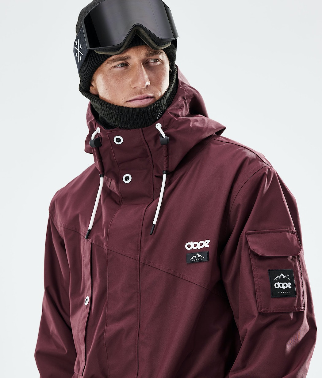 Chaqueta Snowboard Dope Adept 2021 Hombre Burdeos | 740-FGKAPI