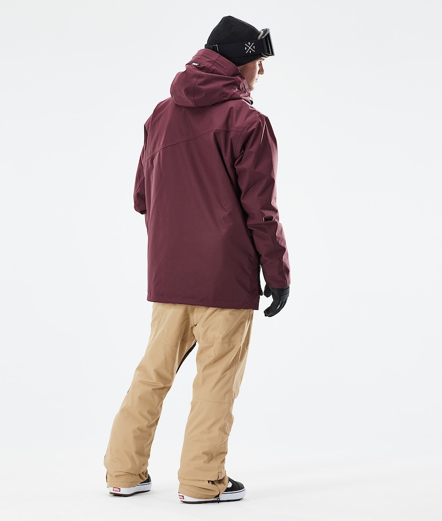 Chaqueta Snowboard Dope Adept 2021 Hombre Burdeos | 740-FGKAPI