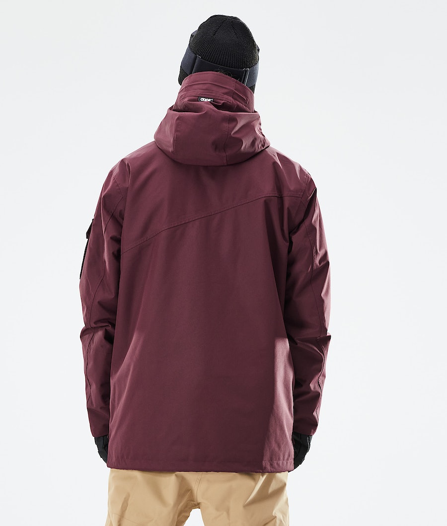 Chaqueta Snowboard Dope Adept 2021 Hombre Burdeos | 740-FGKAPI