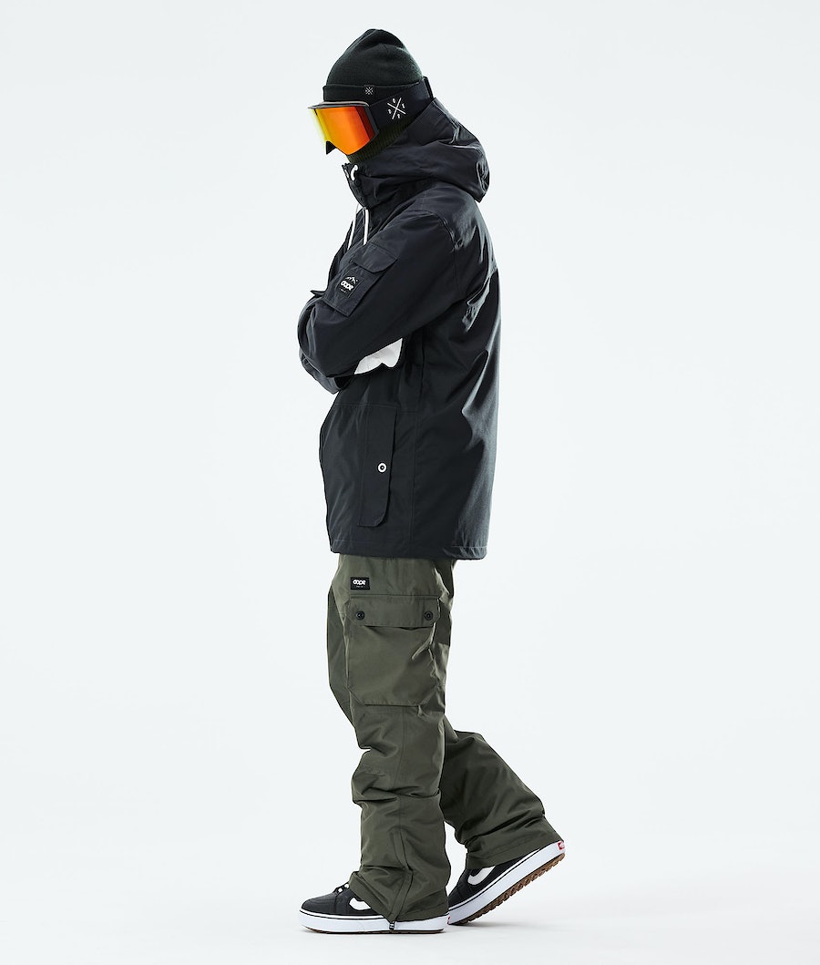 Chaqueta Snowboard Dope Adept 2021 Hombre Negras | 741-GQHOAF