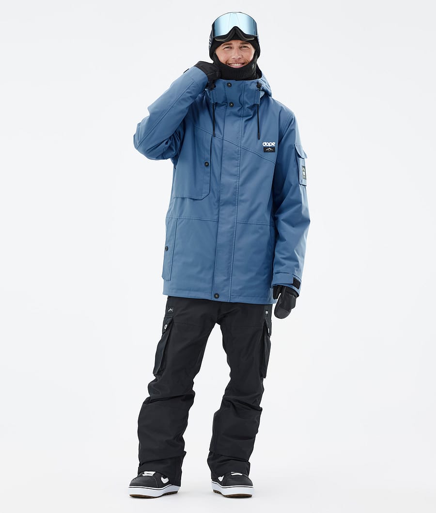 Chaqueta Snowboard Dope Adept Hombre Azules Gris | 382-UZVFKS