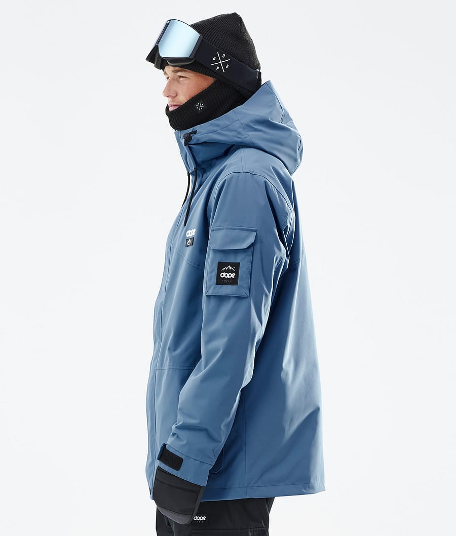 Chaqueta Snowboard Dope Adept Hombre Azules Gris | 382-UZVFKS
