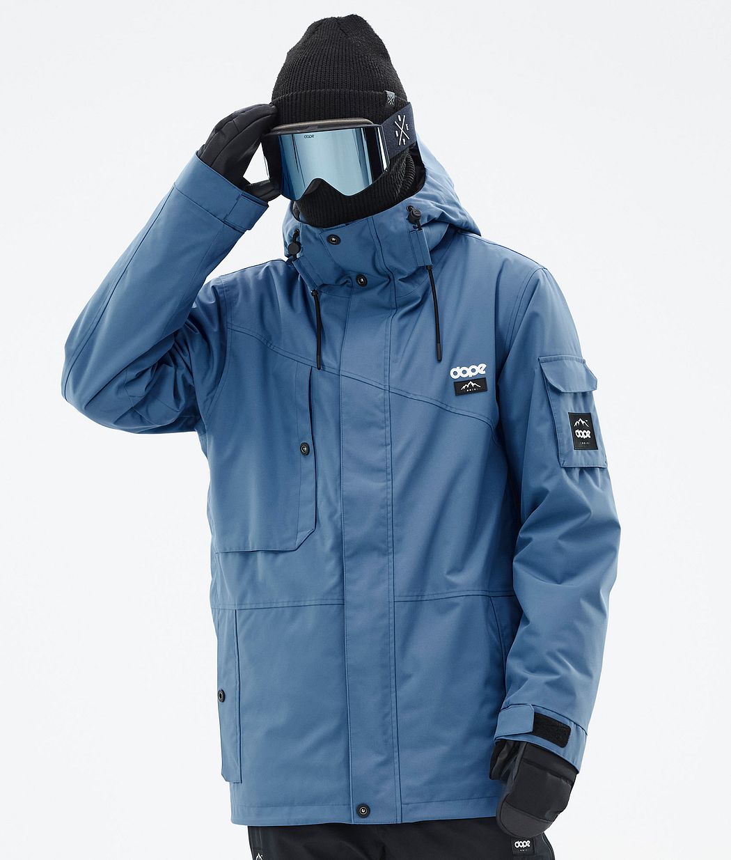 Chaqueta Snowboard Dope Adept Hombre Azules Gris | 382-UZVFKS