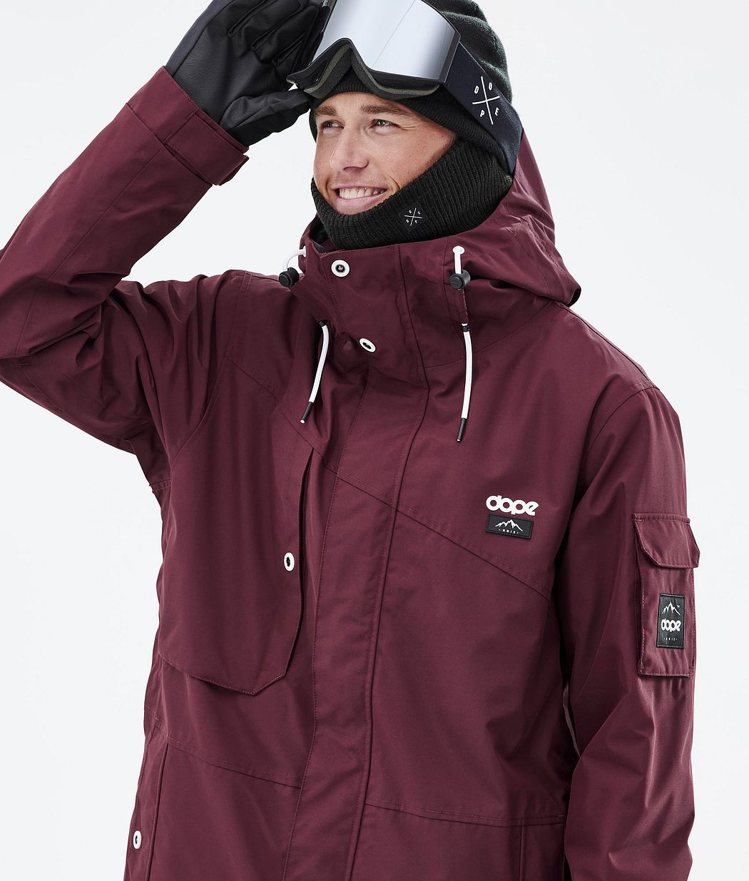 Chaqueta Snowboard Dope Adept Hombre Burdeos | 095-YKCEDX