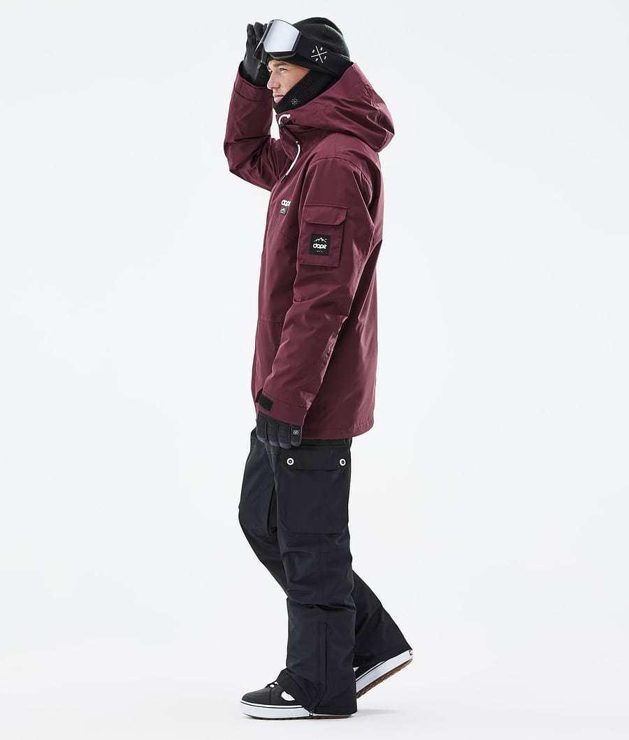 Chaqueta Snowboard Dope Adept Hombre Burdeos | 095-YKCEDX