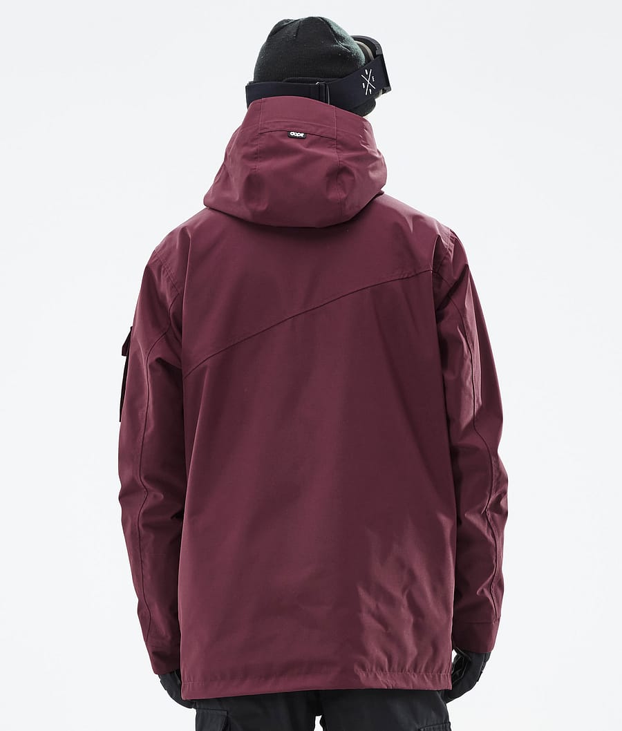 Chaqueta Snowboard Dope Adept Hombre Burdeos | 095-YKCEDX