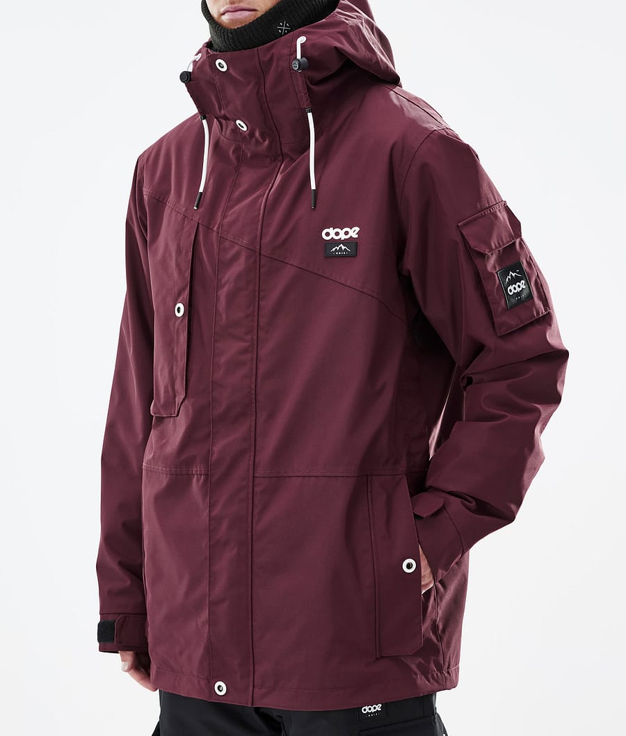 Chaqueta Snowboard Dope Adept Hombre Burdeos | 095-YKCEDX